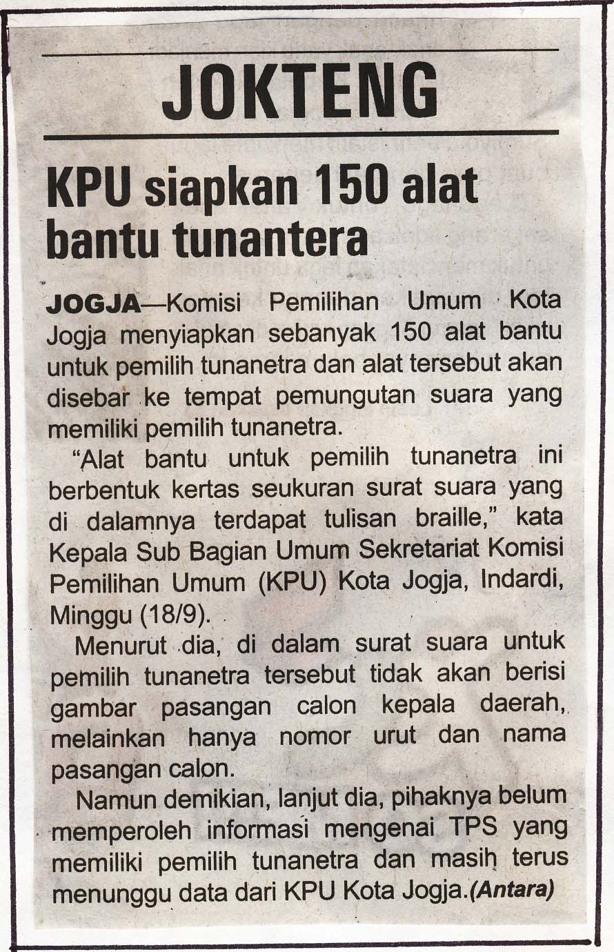 Kliping jogja terbaru